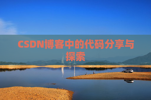 CSDN博客中的代码分享与探索