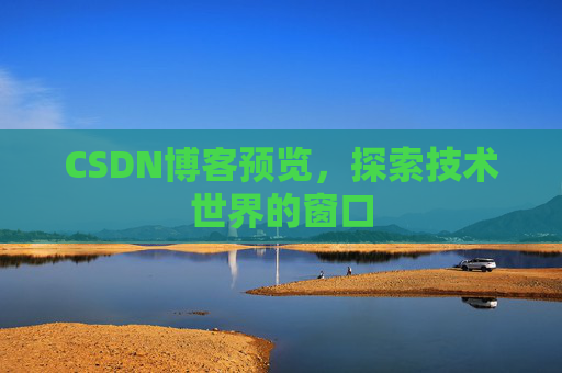 CSDN博客预览，探索技术世界的窗口